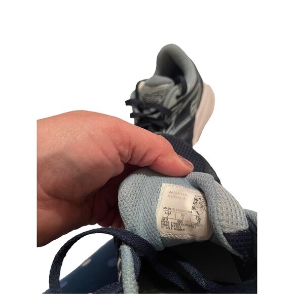 Saucony Cohesion Women's Blue Gray Lace Up Athletic Running Sneakers Size 7 - Picture 8 of 10